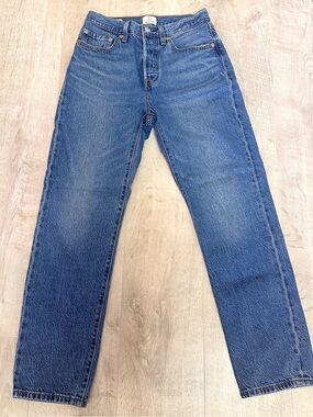 Levi's Straight Leg Indigo Blue Jeans
